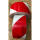 50mm Red and White Floor Marking Tape