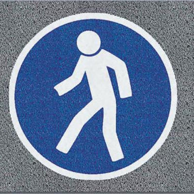 For Pedestrians Logo Mat